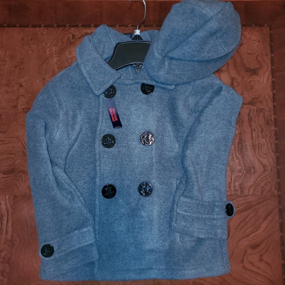 Size 4/5 grey petty coat with matching hat